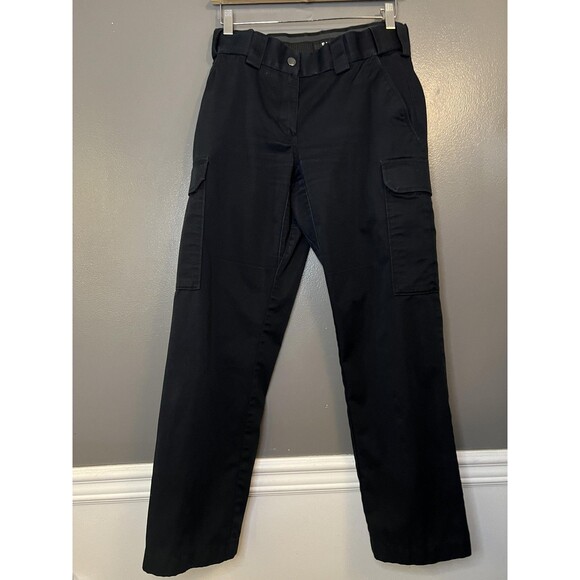 5.11 Tactical Pants Womens 8 Black Cargo Utility Polyester Blend Work Pockets - Picture 2 of 12